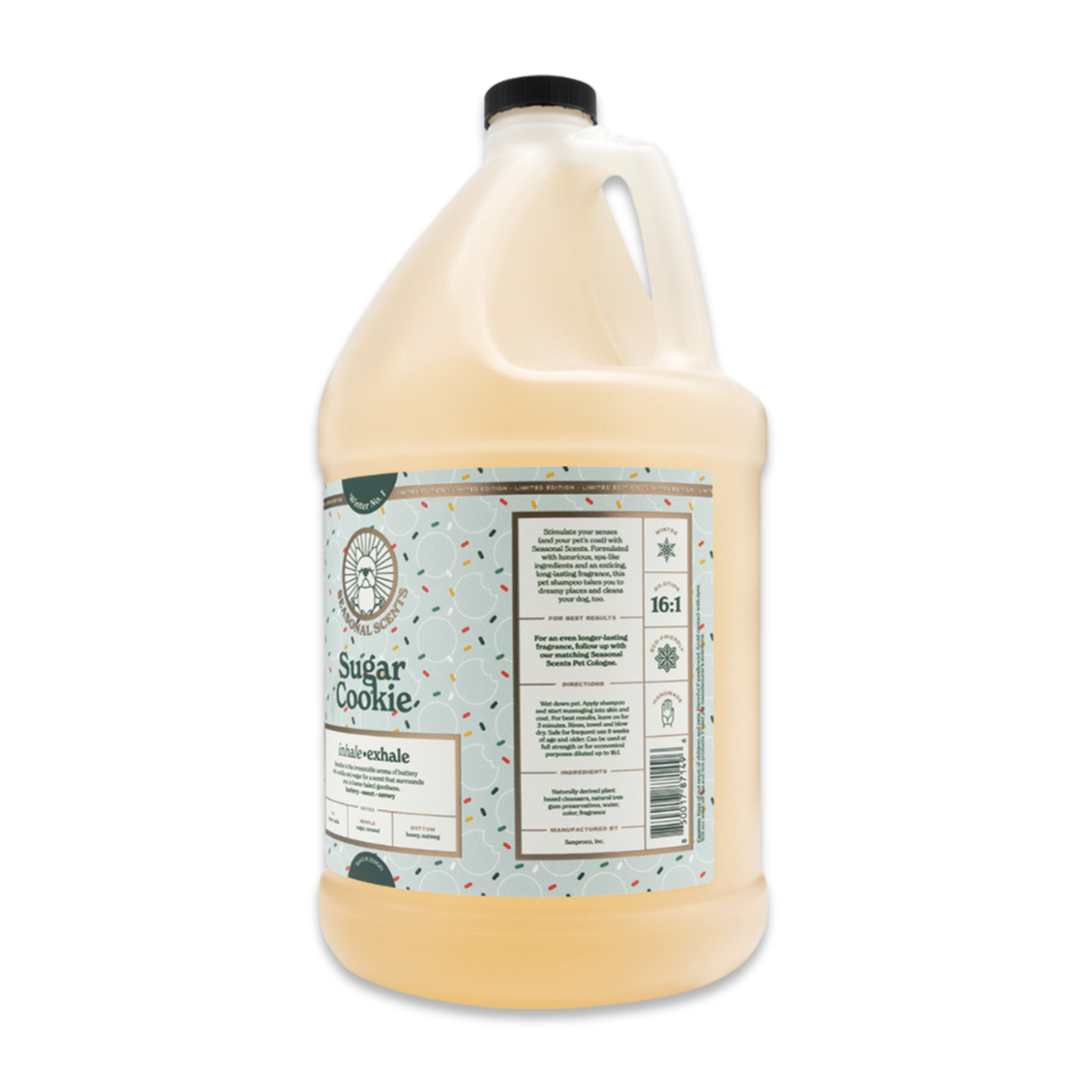 Seasonal Scents Sugar Cookie Shampoo, 1 Gallon