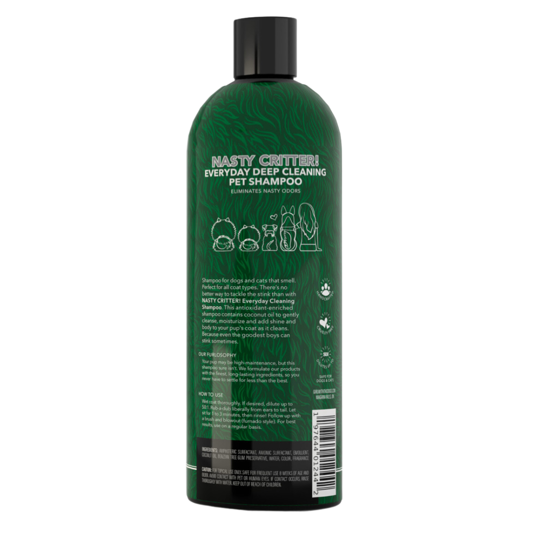 NASTY CRITTER! Everyday Deep Cleaning Pet Shampoo, 16oz