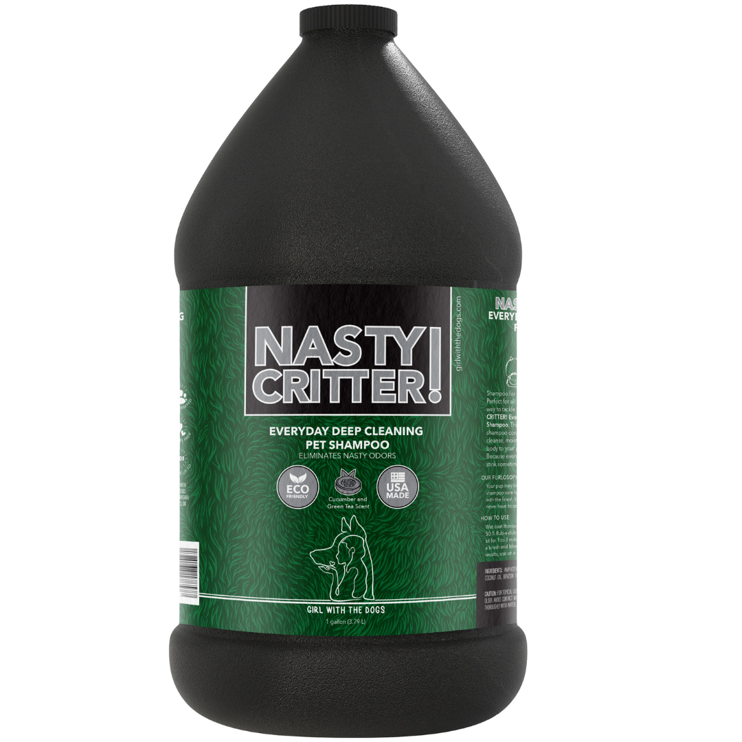 NASTY CRITTER! Everyday Deep Cleaning Pet Shampoo, 1 Gallon