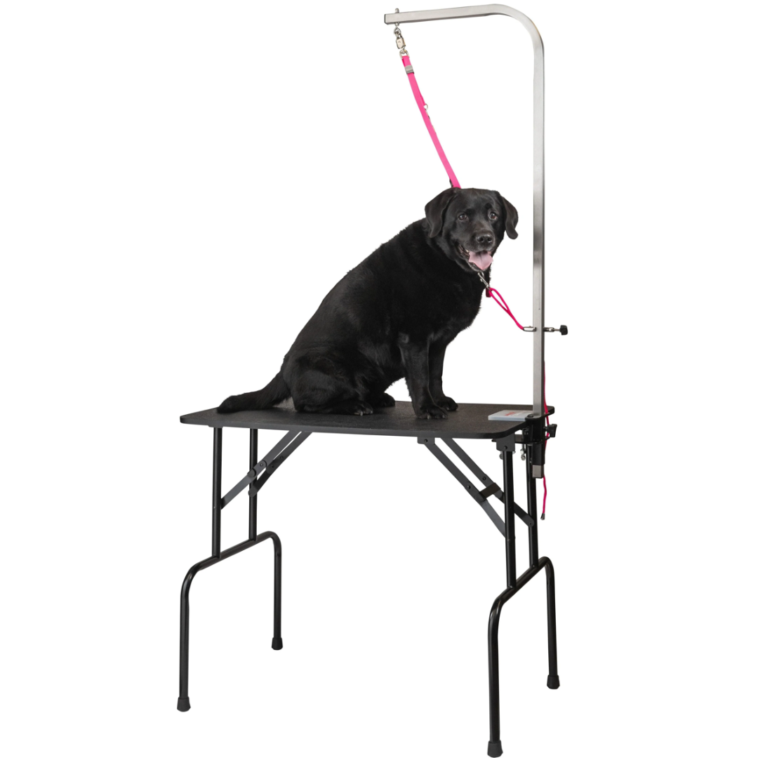 The Groomers Helper® Premium 1" Classic Stainless Steel Grooming Table Arm