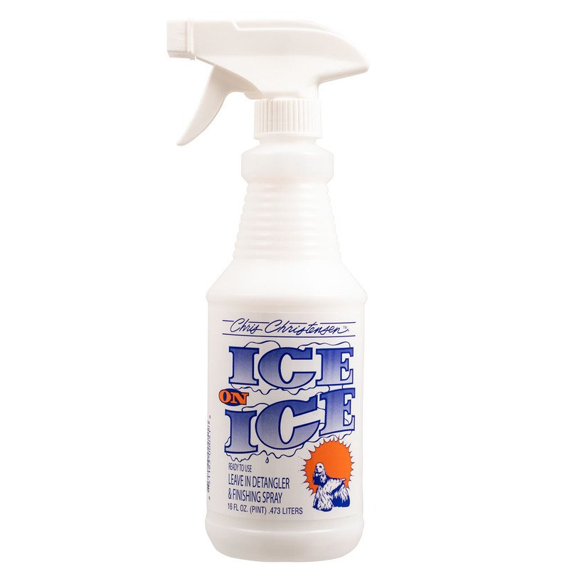 Chris Christensen Ice on Ice Detangling and Finishing Spray 16 oz, Ready To Use