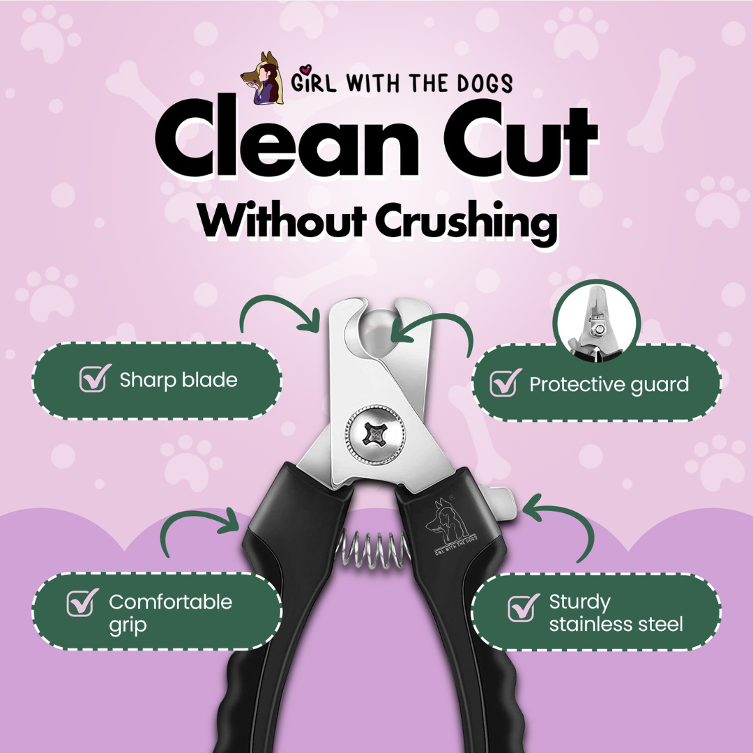 Large, Girl With The Dogs® Stainless Steel Nail Clipper.