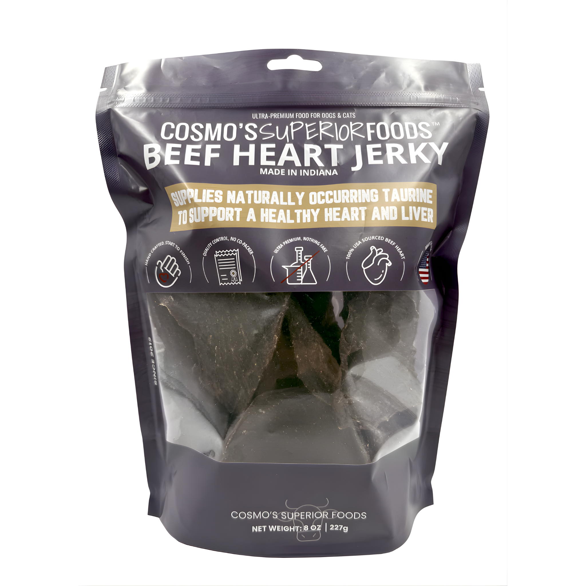 Cosmo’s Beef Heart Jerky, 8 oz
