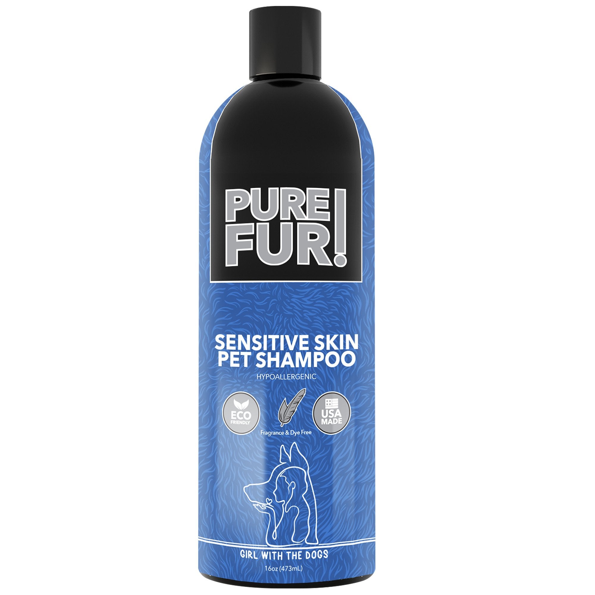 PURE FUR! Sensitive Skin Pet Shampoo, 16oz