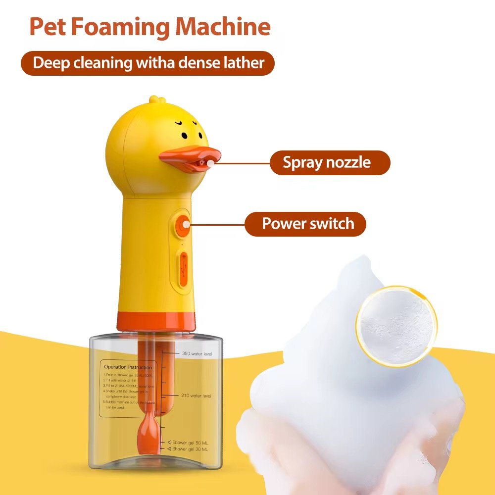 GWTD Shampoo Dispensing Foaming Duck