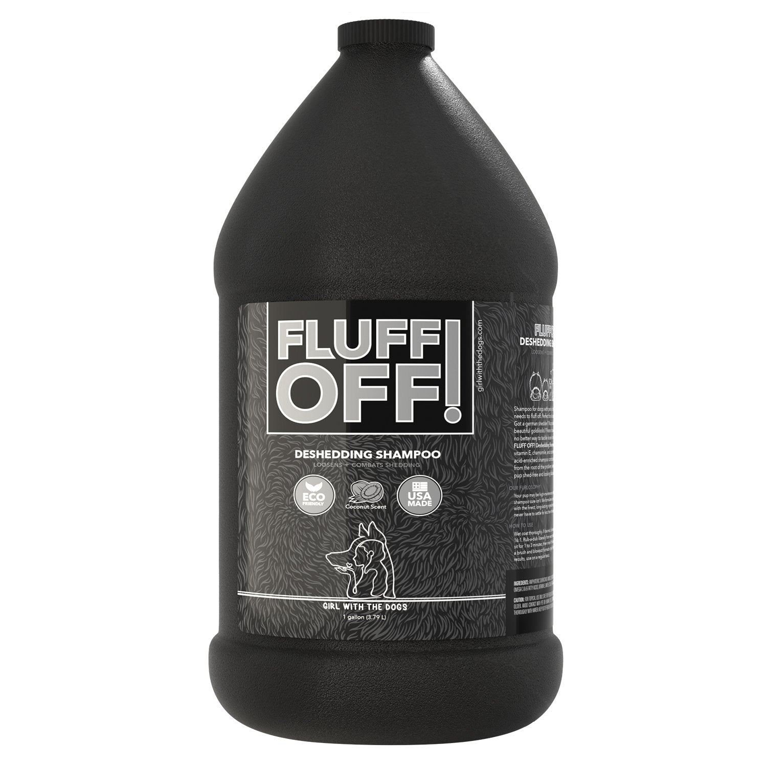 Girl With The Dogs® FLUFF OFF! Deshedding Shampoo, 1 Gallon
