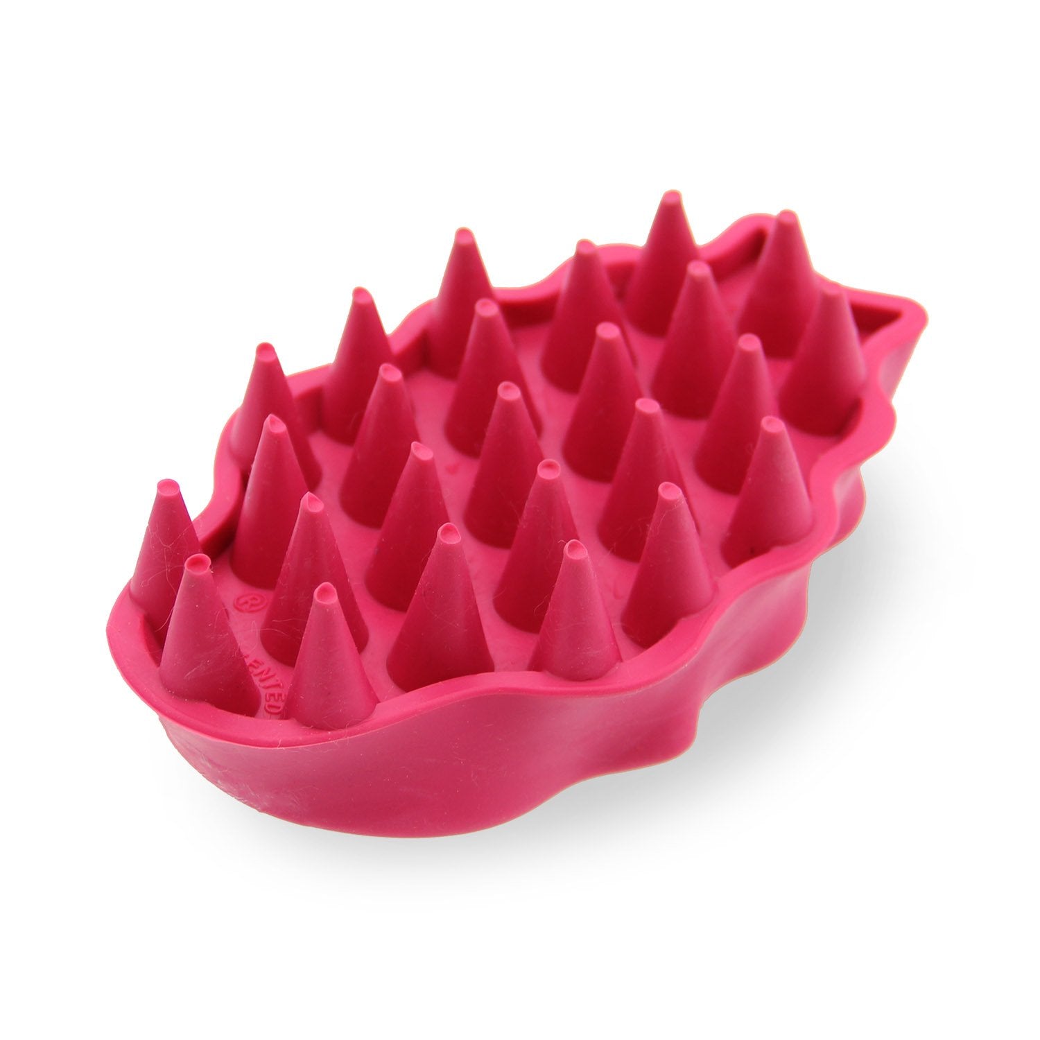 KONG ZoomGroom Rubber Curry Brush for Dogs-SQ3610117